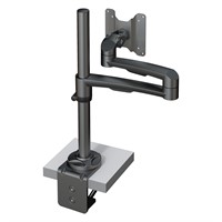 Hold Monitor Arm 25 - 1×14 kg, bord < 84 mm, svart